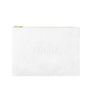 White dior pouch